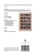 Digital Download - Vertical Attic Window Panel Quilt Pattern by Missouri Star
