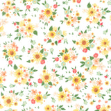 Homemade - Floral White Yardage Primary Image