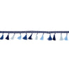 Tassel Fringe - 1-1/2" Navy, Sapphire, Copen, Dusty Blue