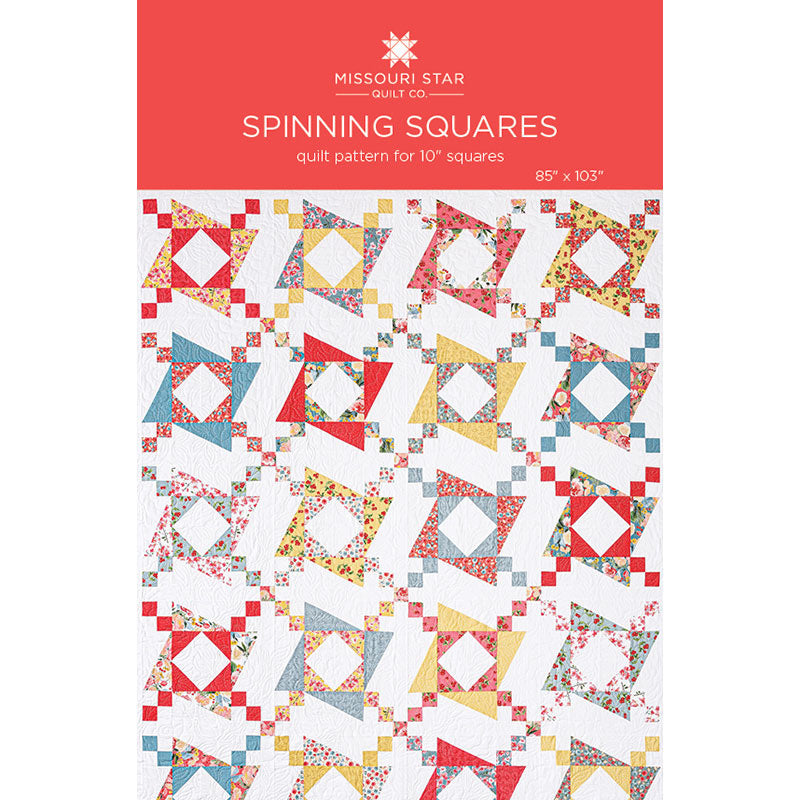 Spinning Squares Quilt Pattern by Missouri Star Primary Image