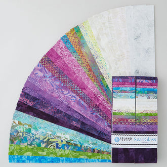 Sea Glass Batiks Favorites Strips