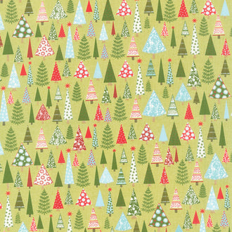 Peppermint Bark - Forest Fig Yardage