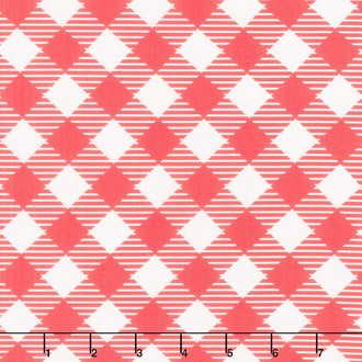 Bee Ginghams - Gingham Cayenne 108" Wide Backing