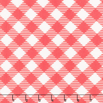 Bee Ginghams - Gingham Cayenne 108" Wide Backing