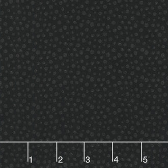 Earth Song - Spirals Black Yardage
