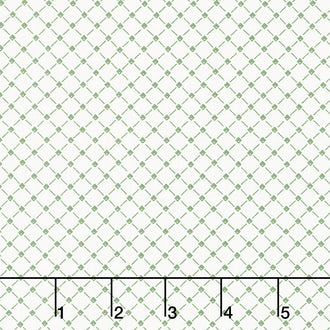 Sabrina - Garden Fence Ivory Yardage