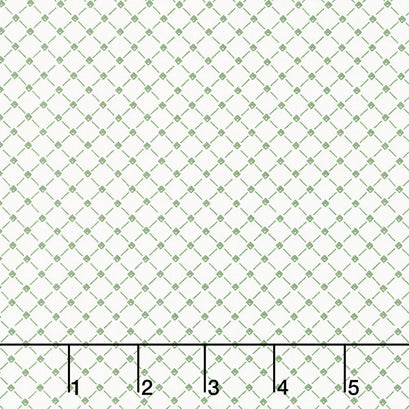 Sabrina - Garden Fence Ivory Yardage