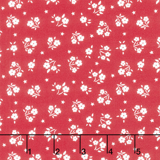 American Beauty - Ditsy Red Yardage