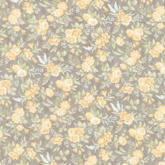 Honeybloom - Sweet Blossoms Charcoal Yardage