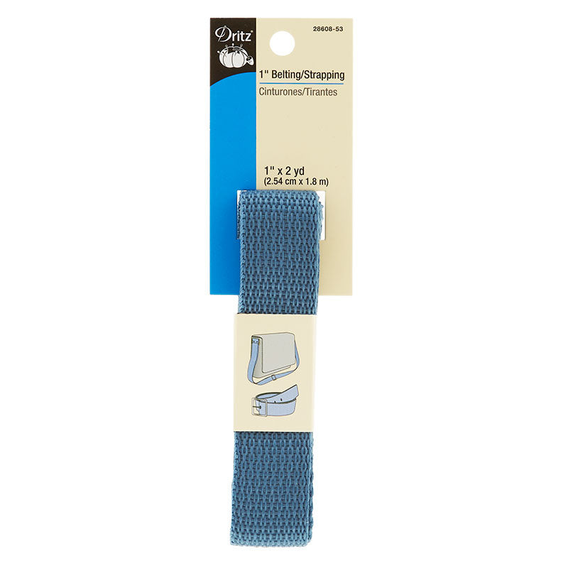 1" Polypro Purse Strapping - Steel Blue Primary Image