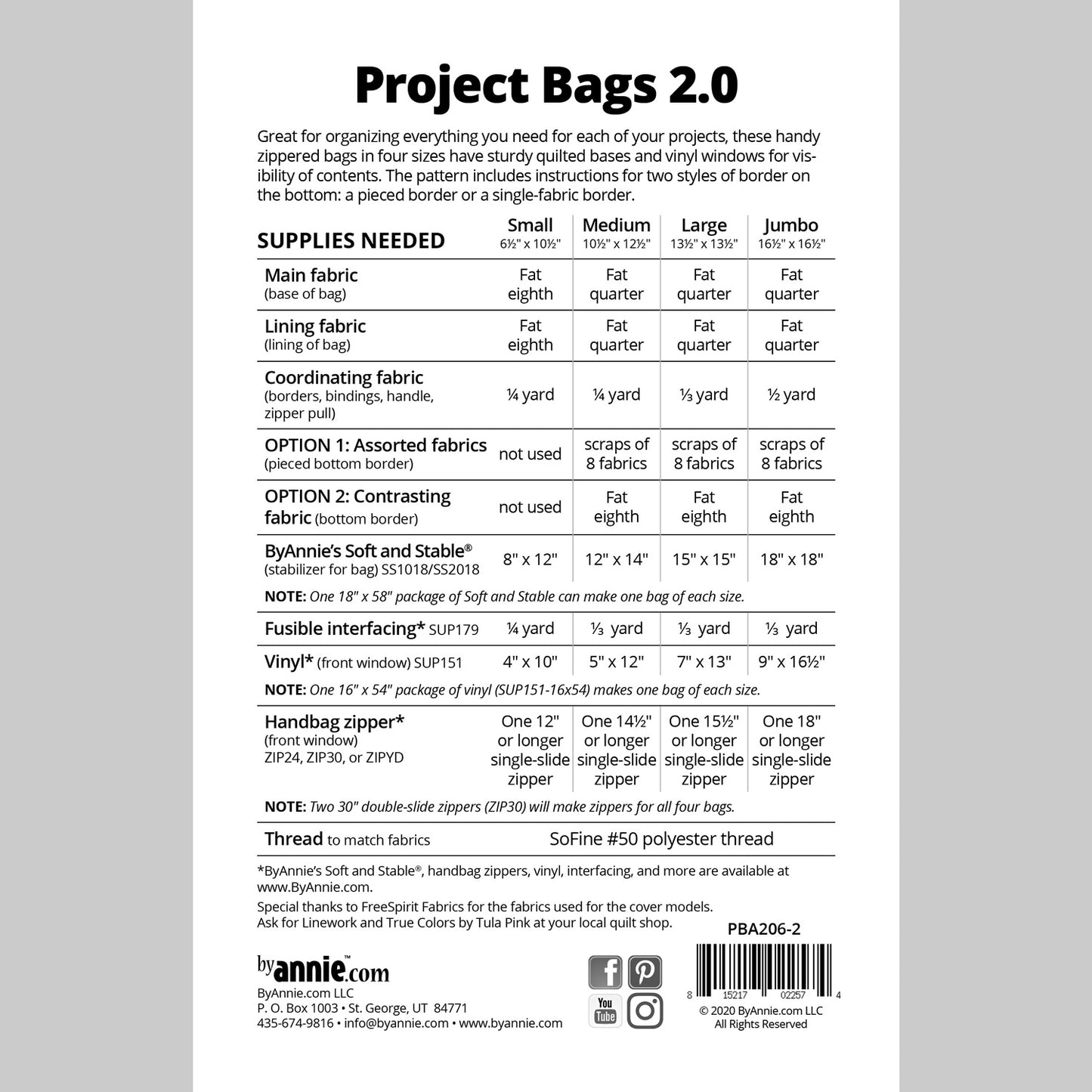 Project Bags 2.0 Pattern Alternative View #1