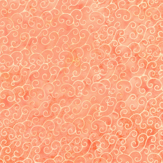 Tropical Oasis Batiks - Berries Red Coral Yardage