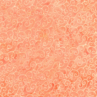 Tropical Oasis Batiks - Berries Red Coral Yardage