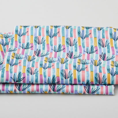 Madagascar Adventure - Painted Bamboo Multi 2 Yard Cut