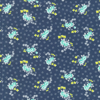 Feedsacks: Good Works - Festoon Bluebird Yardage
