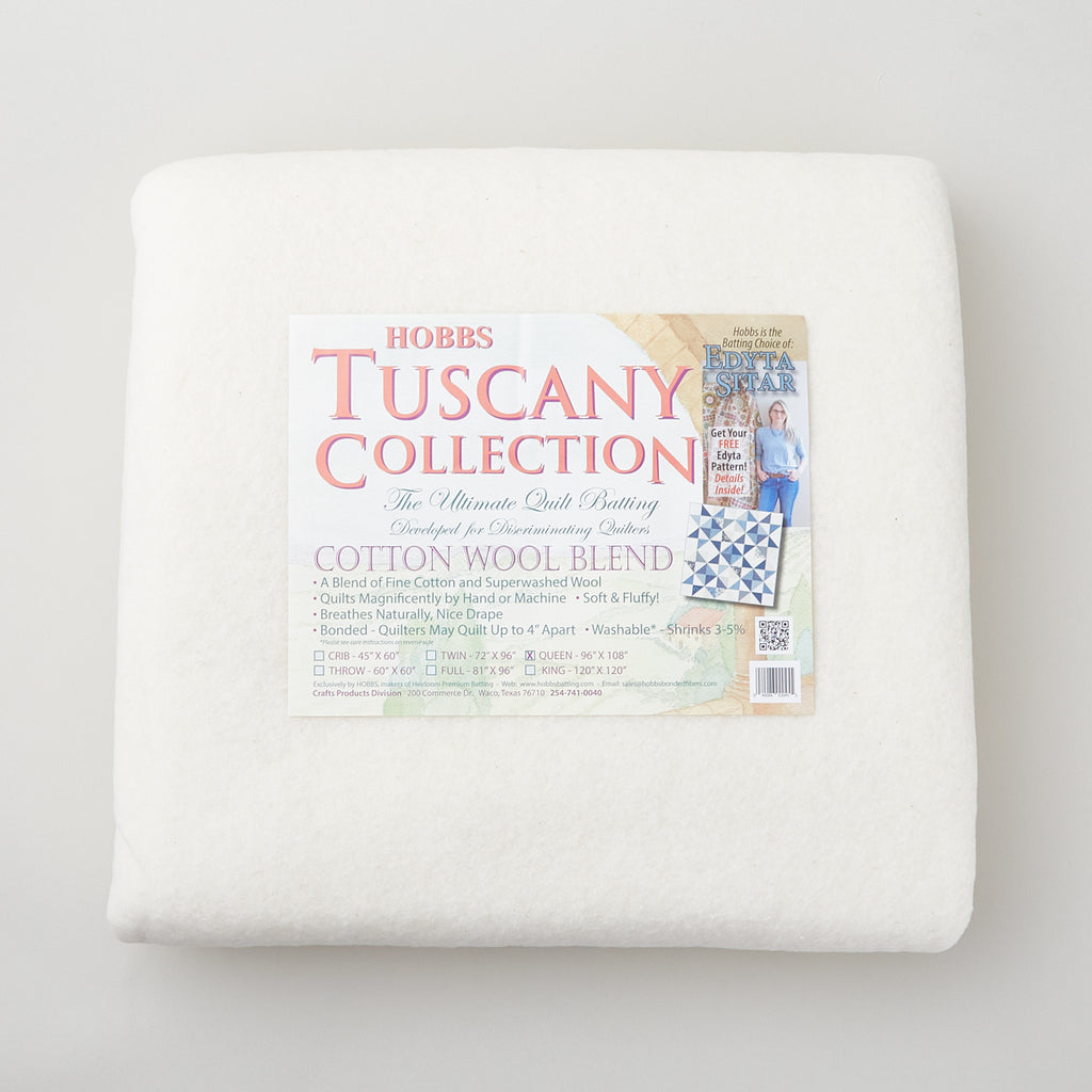 Hobbs Tuscany 80/20 Cotton Wool Batting - Queen 96" x 108" Primary Image