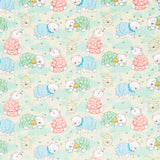 Comfy Flannel® - Bears in PJS Yellow Yardage Primary Image