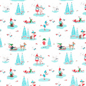 Pixie Noel 2 - Main White Yardage