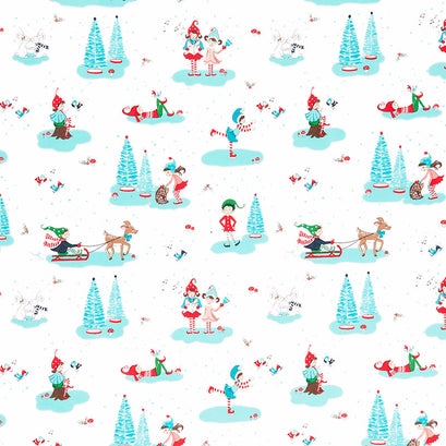 Pixie Noel 2 - Main White Yardage