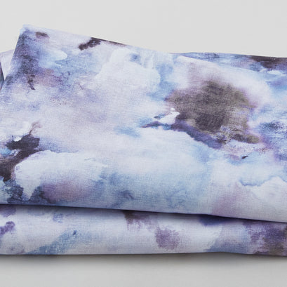 Watercolors - Periwinkle 108" Wide 3 Yard Cut