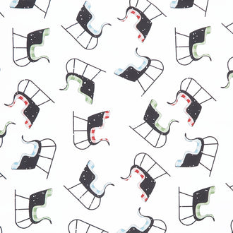 White as Snow - Sleigh Toss White Yardage