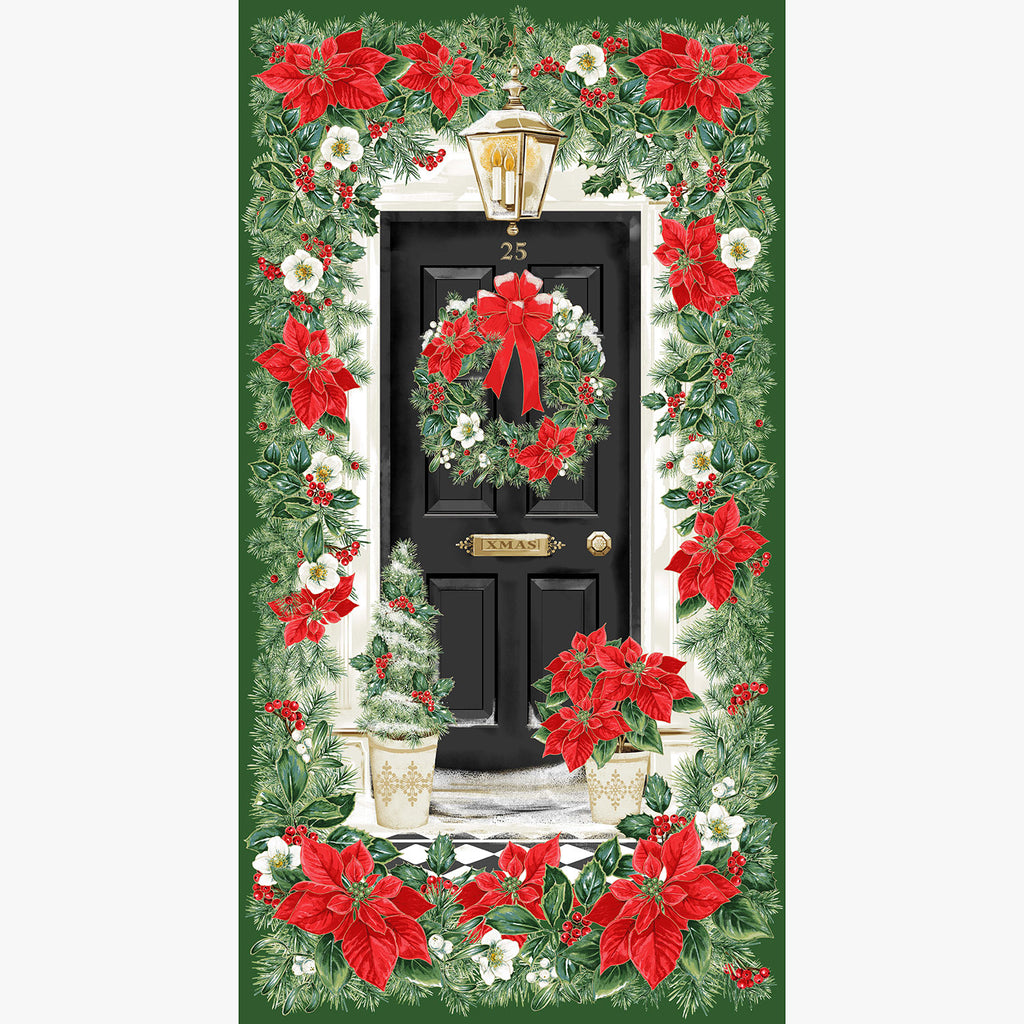 Tis the Season (Michael Miller) - Front Door Wreath Multi Panel Primary Image