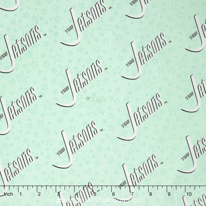 The Jetsons - Logo Light Blue Yardage