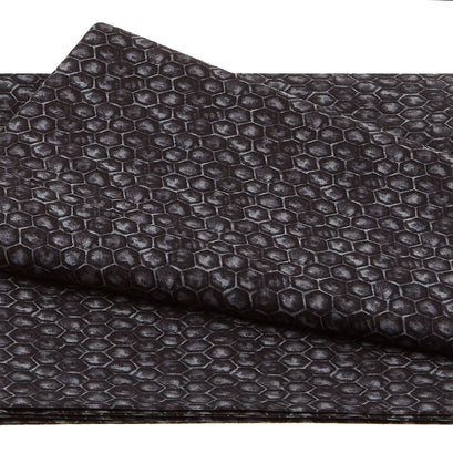 Show Me The Honey - Honeycomb Charcoal 2 Yard Cut