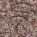 Imperial Collection - Honoka Plum Colorstory Vines Plum Metallic Yardage Alternative View #1