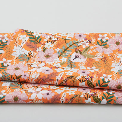 Autumn Friends - Floral Mist Mango One Yard Cut