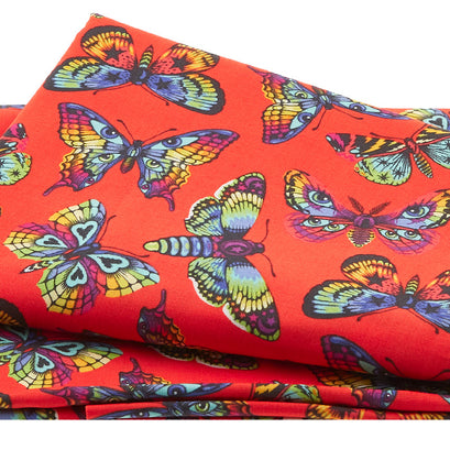Daydreamer - Butterfly Kisses Papaya 2 Yard Cut