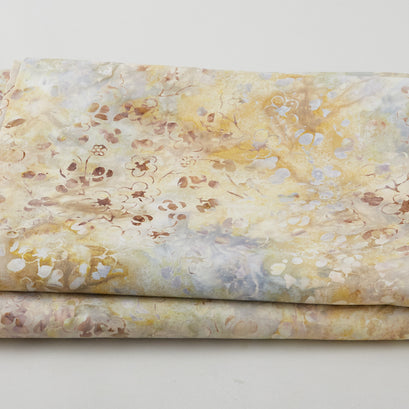 Tonga Batiks 108" Wide - Mini Floral Imprints Stone 3 Yd Cut