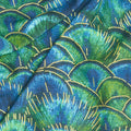 Luminosity - Feathered Scallop Navy Multi Yardage Alternative View #1
