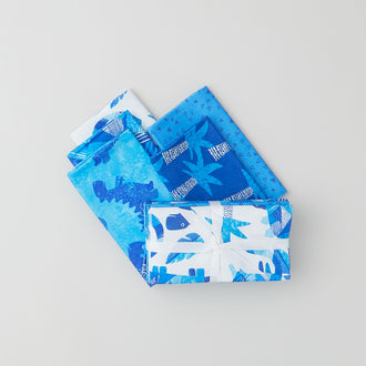 Dino Blues Favorites 5 Piece Fat Quarter Bundle