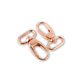Emmaline 1" Designer Profile Swivel Snap Hooks - Set of Two Copper Primary Image
