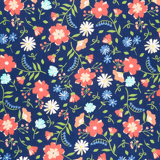Sunwashed - Country Meadow Midnight Yardage