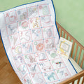 ABC's Embroidery Crib Quilt Top