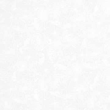 Solitaire Whites - Ultra White - Blossom Ultra White Yardage Primary Image