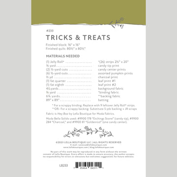 Digital Download - Tricks & Treats Quilt Pattern Alternative View #1
