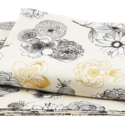 Rosette - Natural Flowers Metallic 2 Yard Cut