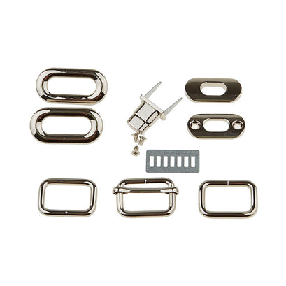 The Spring Sling Bag Hardware Kit - Nickel