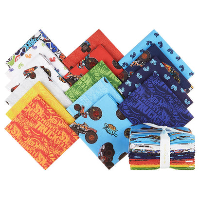 Hot Wheels Monster Trucks Fat Quarter Bundle