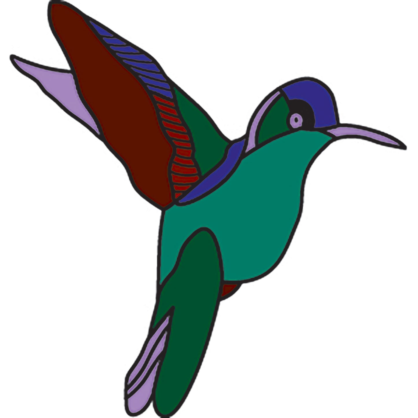 Blue Capped Hummingbird Magnetic Needle Minder Primary Image