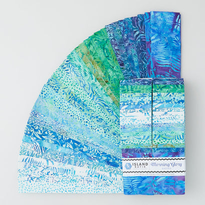 Morning Glory Batiks Strips