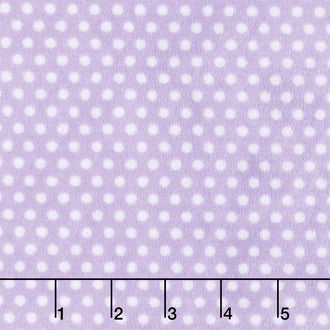 Cuddle® Classic Swiss Dot - Lilac 60" Minky Yardage