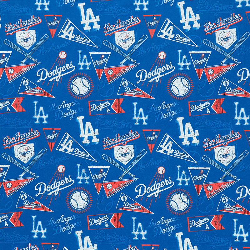 MLB - Los Angeles Dodgers Blue White Yardage Primary Image