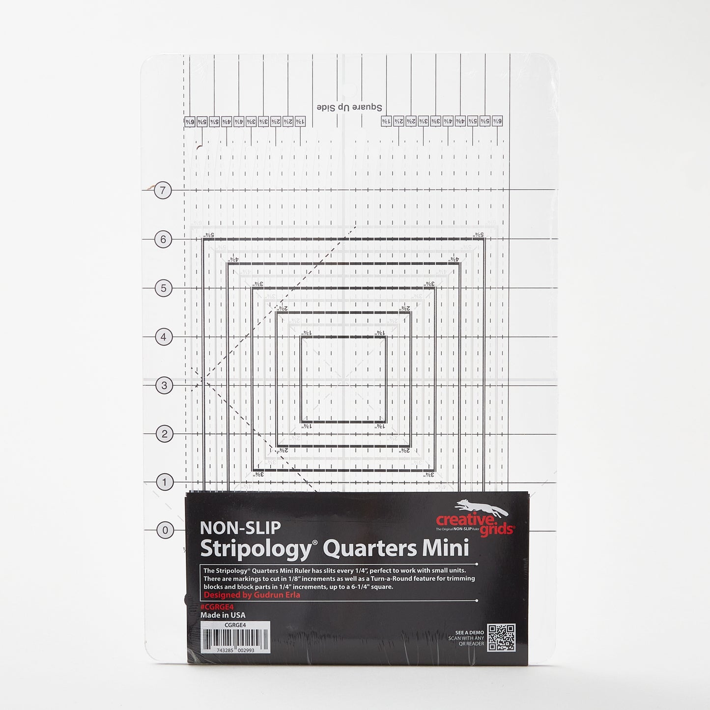 Creative Grids Stripology® Quarters Mini Quilt Ruler Alternative View #1