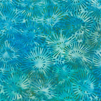 Artisan Batiks - Celestial Starburst Aqua Yardage
