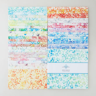 Breezy Brights Batiks 10" Squares