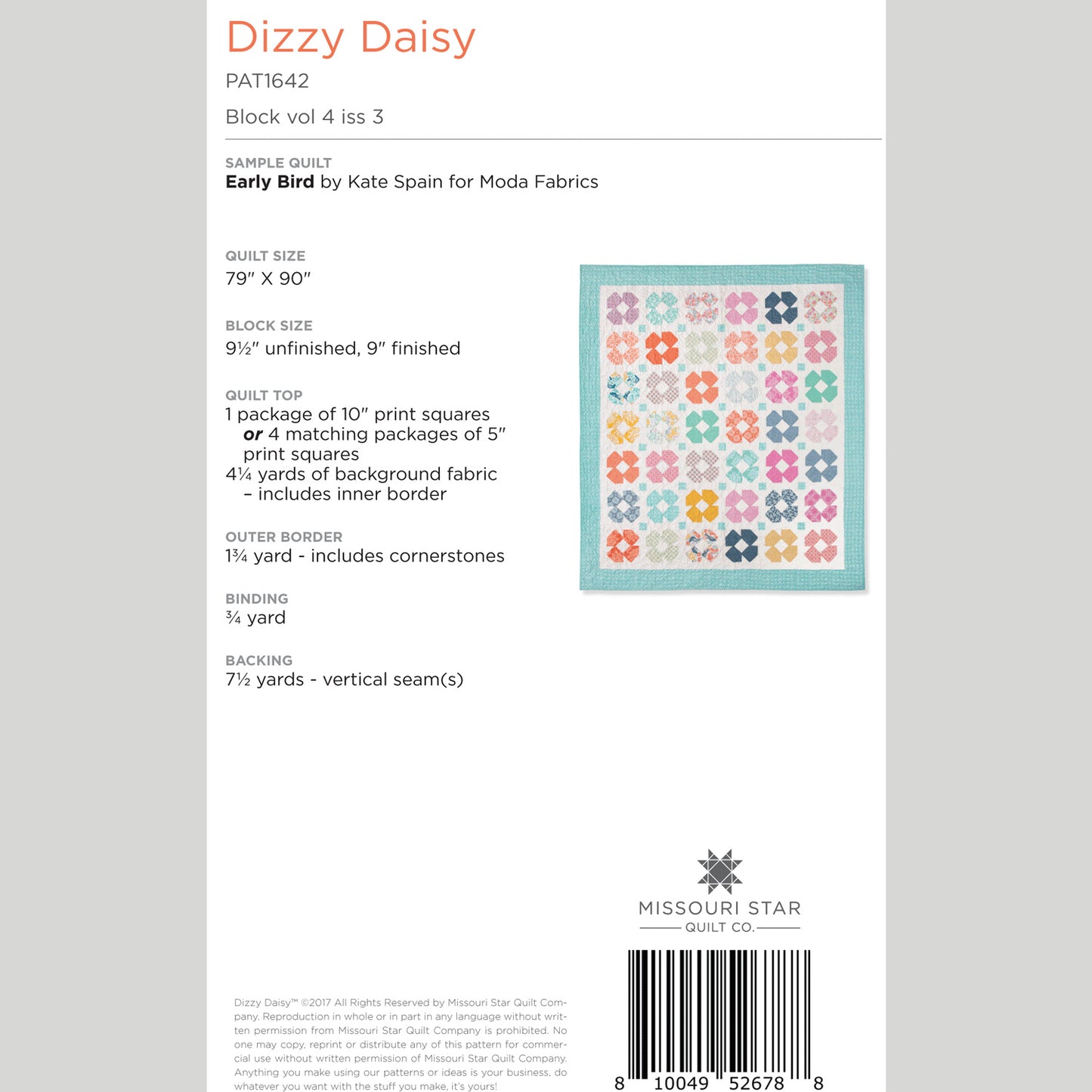 Digital Download - Dizzy Daisy Pattern by Missouri Star Alternative View #1